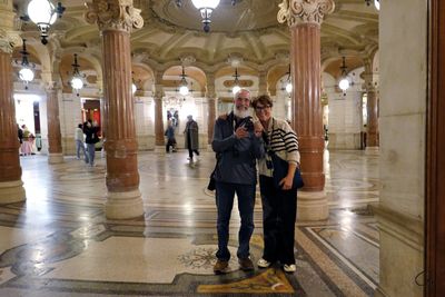 Palais Garnier rotunda, mirror selfie
