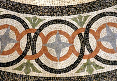 Palais Garnier rotunda, floor mosaic