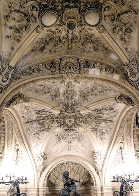 Palais Garnier, ceiling under Grand Escalier