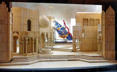 Palais Garnier, model of stage set for Die Entführung aus dem Serail by Mozart