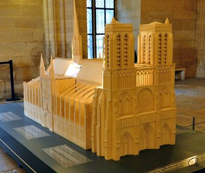 Model of Notre-Dame at Conciergerie