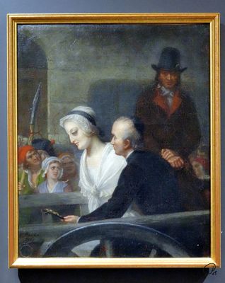 Marie-Antoinette on her way to the guillotine, Conciergerie