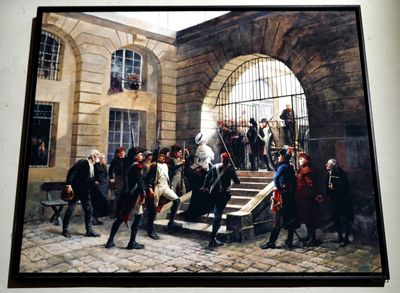 Marie-Antoinette on her way to the guillotine, Conciergerie