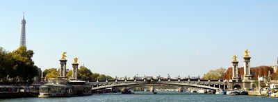 Pont Alexandre III with Eiffel Tower