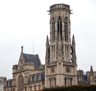 Belfry of Église St-Germain l'Auxerrois de Paris