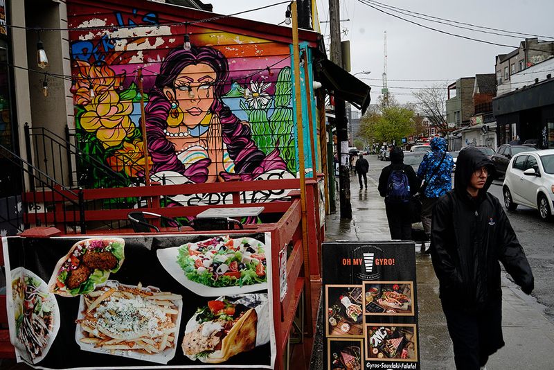 A Rainy Day in Kensington Market