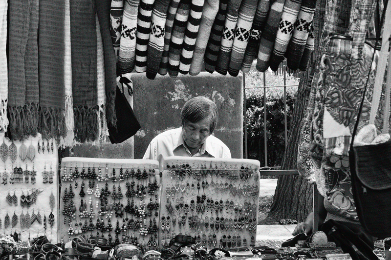 Street vendor. Mexico City, 2008