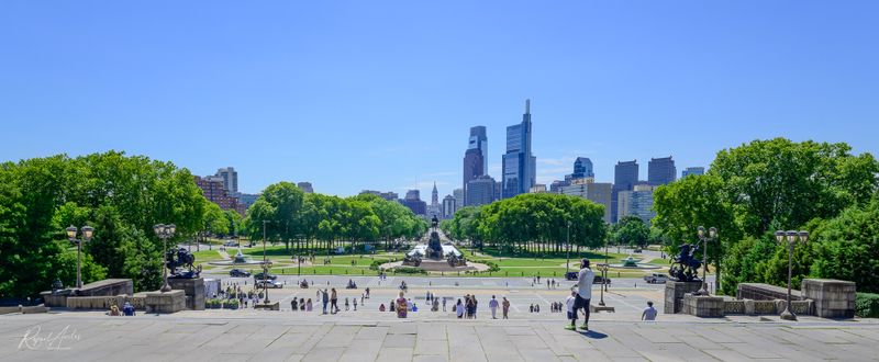 The view from the Museum of Art