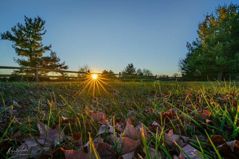Autumn sunset in Pennsylvania