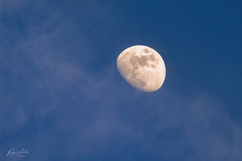 In the wispy clouds