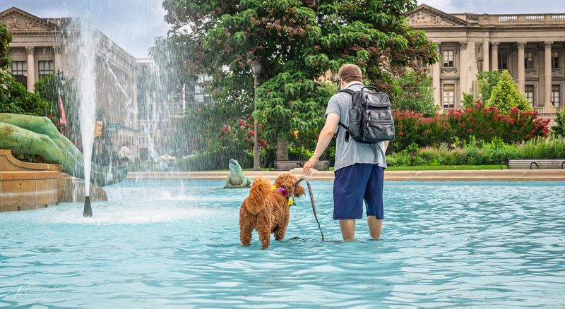 Cooling off!
