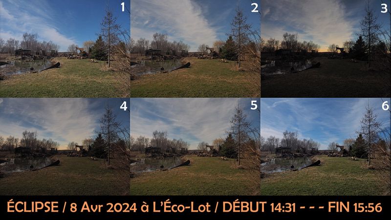 clipse Solaire 2024 Avril 8  lco-Lot