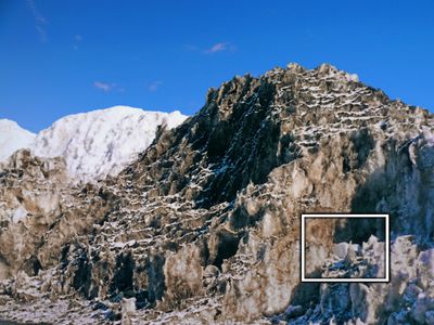 Des monticules de neiges sales dans ma cour mon fournis l'inspiration...