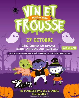 Vin & fr00sse au vignoble Le MOUTON NOIR