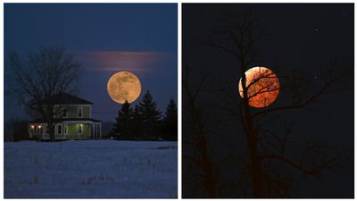 Eclipse LUNAIRE 2025 (Phase 1 - LEVER 18:28h) BLOODY MOON ECLIPSE