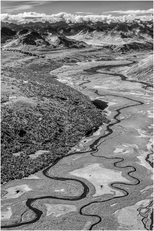 Aerial view in IR