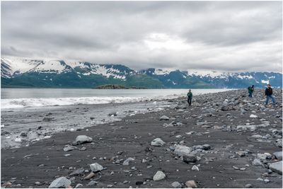 Rock filled Beach