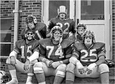 Football Players---Halloween Picture