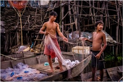 Repairing Fish Nets