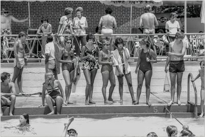 Social Time at the Pool