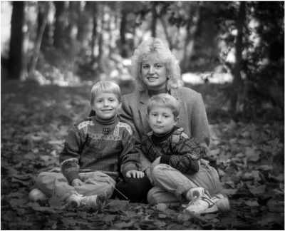 Donna with sons C.J. and Sean