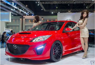 Mazda Car Babe