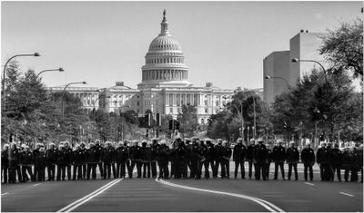 Capitol Police Barricade