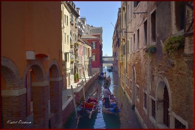 VENICE CANAL FLIRTING WITH REFLECTIVE LIGHT