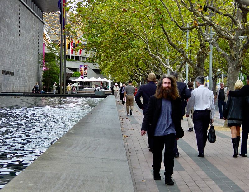 Iconic promenade National Gallery of Victoria & Arts Centre of Melbourne