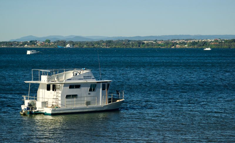 Houseboat from Broadwater at Victoria Point