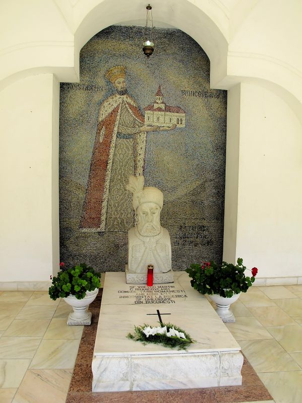 monastery founder and benefactor Constantin Brancoveanu symbolic funerary monument