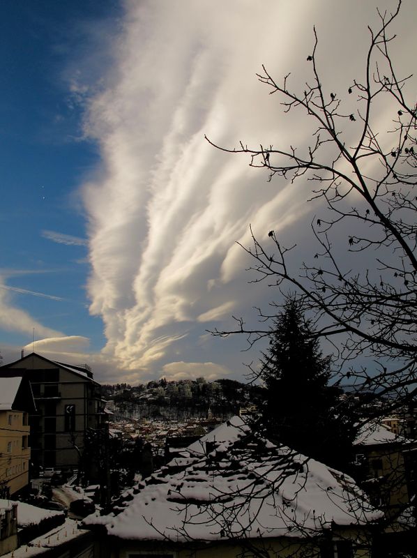 unusual cloud formation