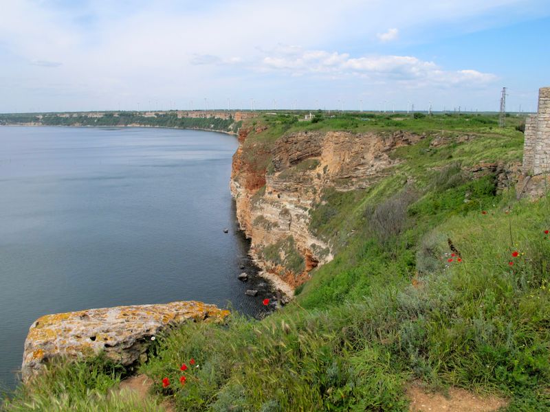 Cape Kaliakra view towards Balcic