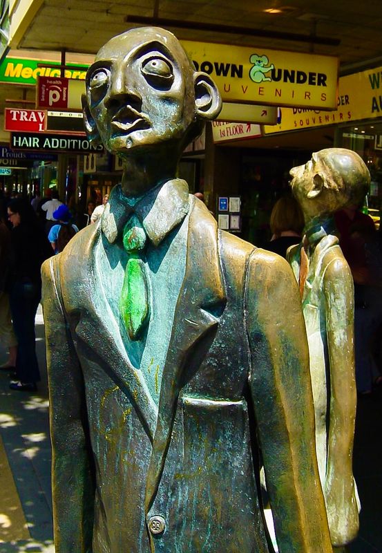 Statuary Group Elisabeth Street City of Melbourne 