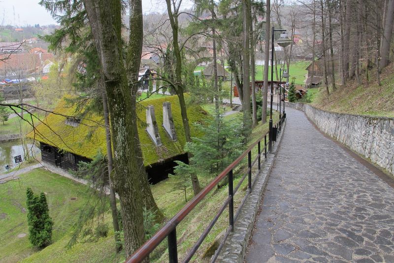 Descending from the Castle