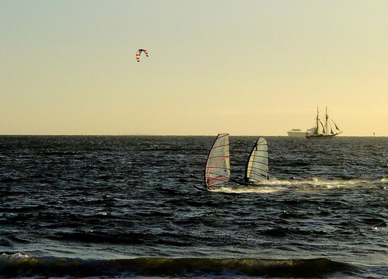wind surfing