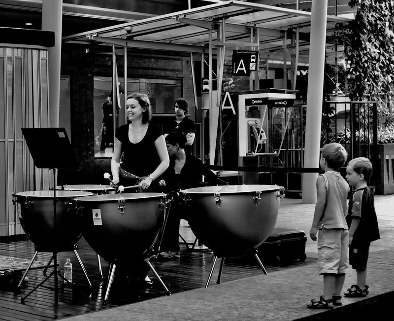 Drums Performance Brisbane Mall