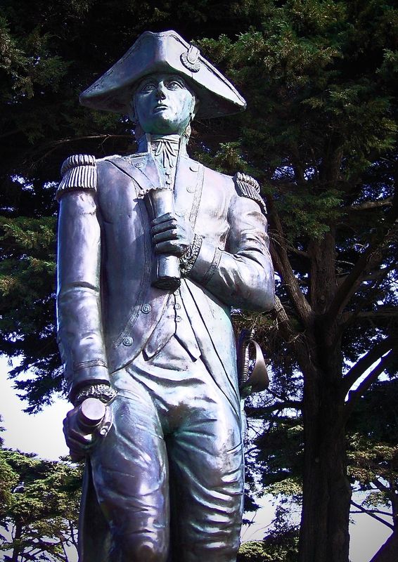 Statue of Captain of The Royal Navy Mathew Flinders