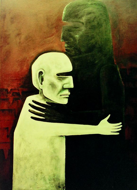 Painting by Charles Blackman