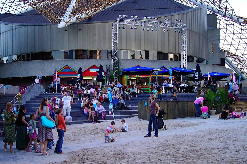 Beach in the middle of the City