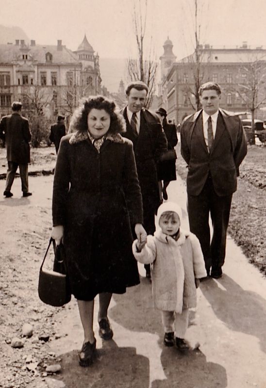 with my mother # 2 after three years of age