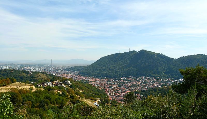 Brasov - view from the road to Poiana Brasov