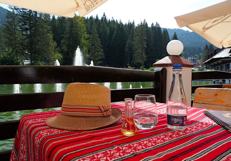 Super strong Plum Brandy and Stetson Sumer Hat