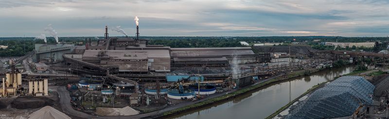 Cleveland Cliffs Panorama 