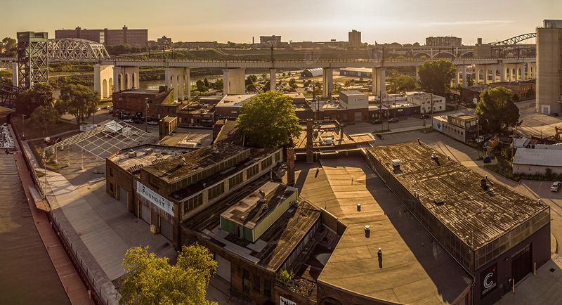 Columbus Road Panorama -Cleveland Ohio