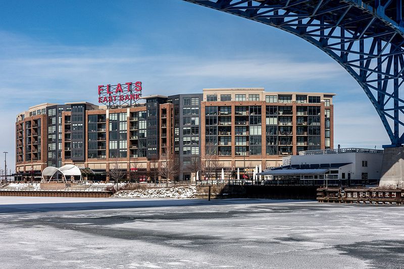 Frozen Cuyahoga River