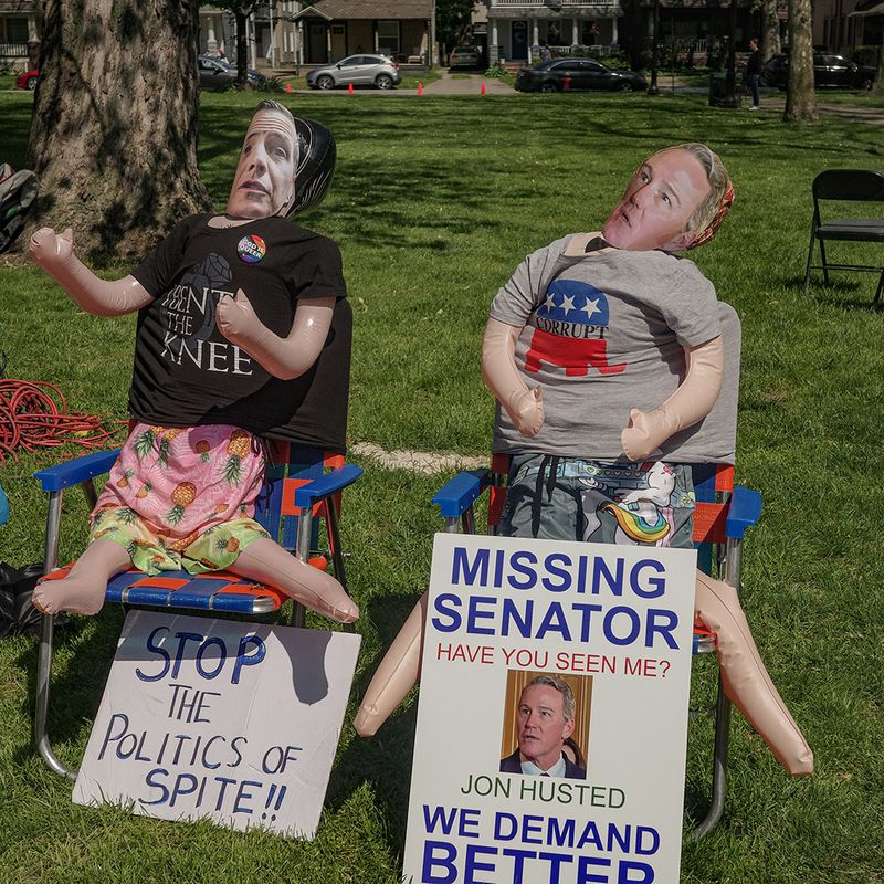 'Mothers and Others Standing Against Fascism' Tremont Lincoln Park May 10, 2025