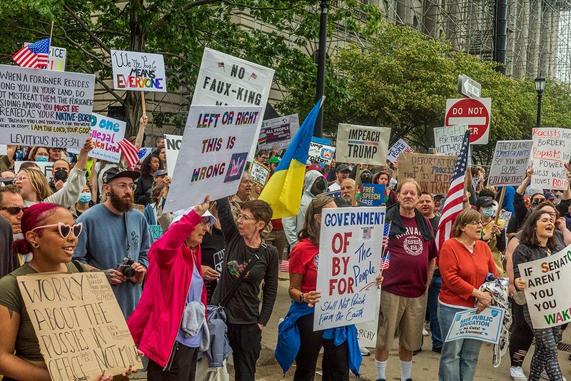 NO KINGS Protest @ Cleveland Ohio