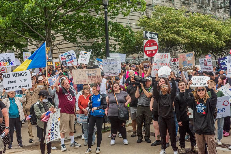 NO KINGS Protest @ Cleveland Ohio
