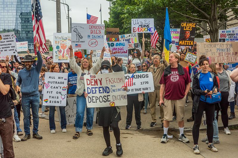 NO KINGS Protest @ Cleveland Ohio